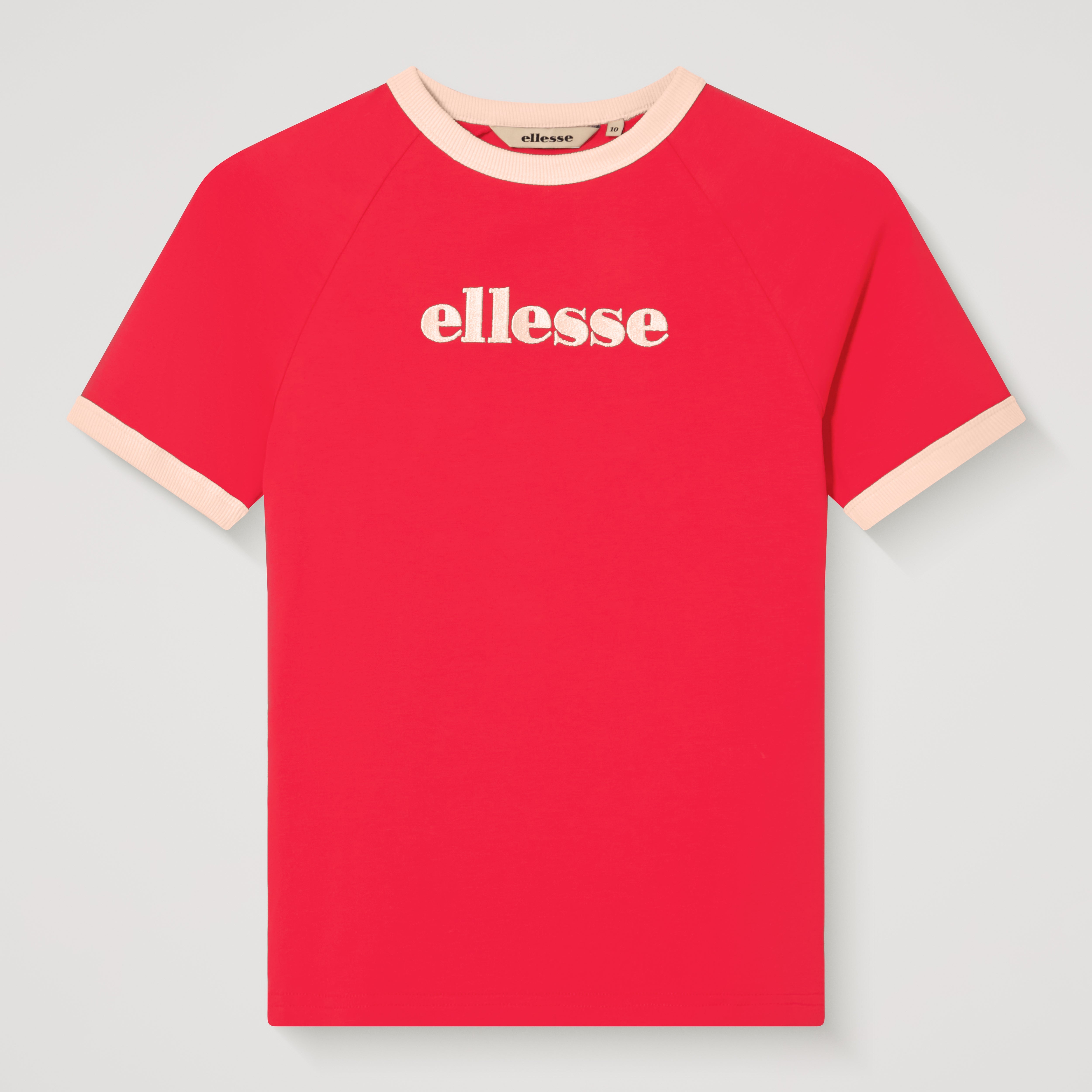 Women's Albenga Tee Red/Off White | Red | Ellesse – ellesse
