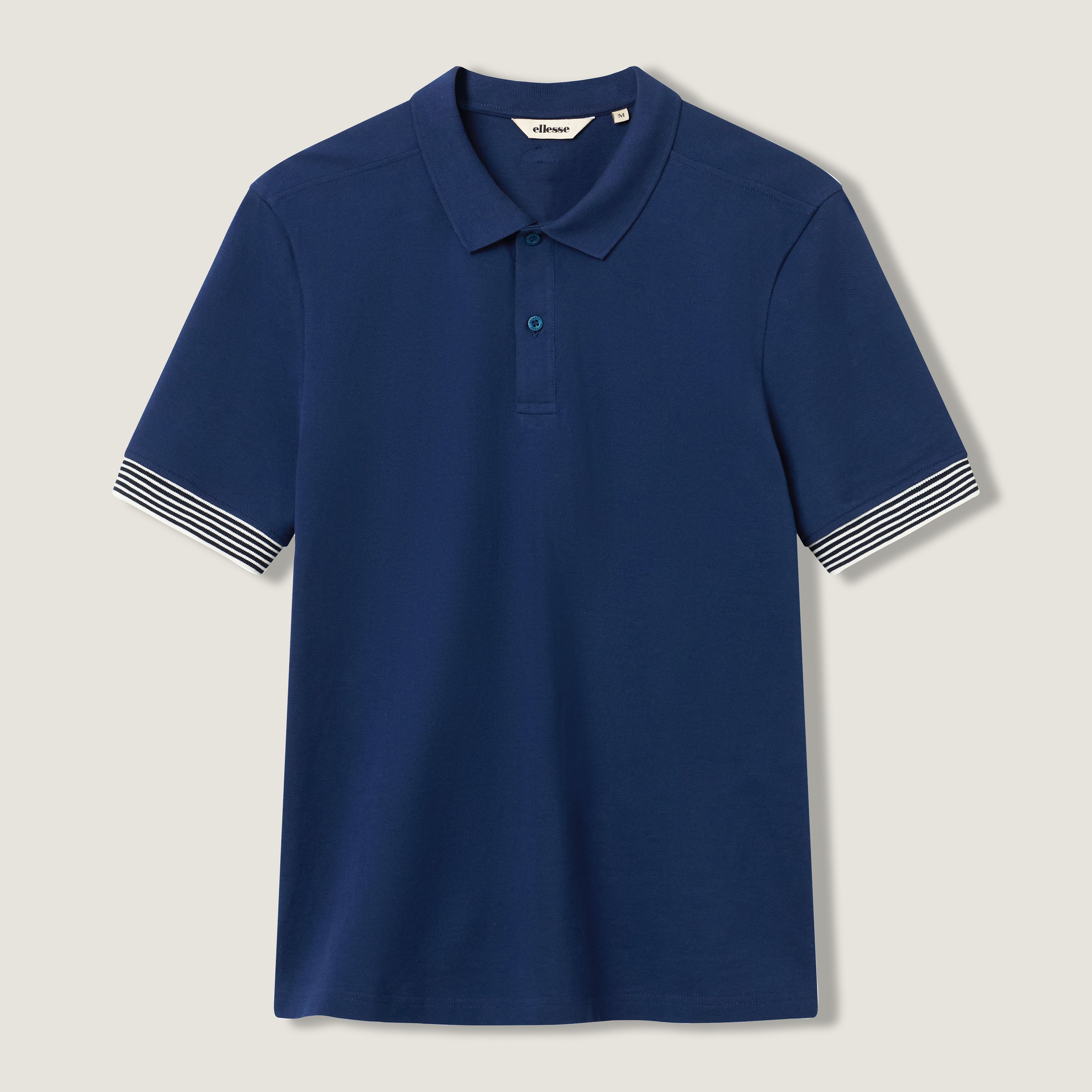 Men's Cotton Piqué Lifestyle Polo - Navy | | Ellesse – ellesse