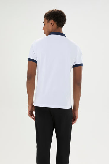 Men's Lessepsia Polo White/Navy