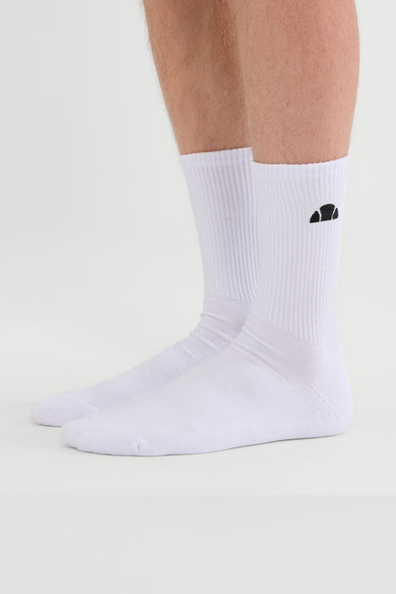 Unisex Alacre Socks White