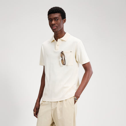 Men's Arivito Polo Off White