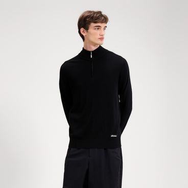 Men's Alvoni 1/4 Zip Top Black