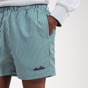 Men's Sylbio Swim Short White/Dark Green