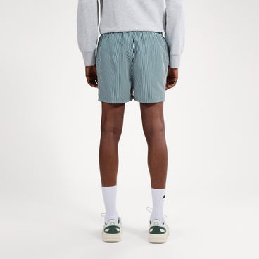 Men's Sylbio Swim Short White/Dark Green