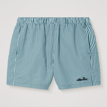 Men's Sylbio Swim Short White/Dark Green