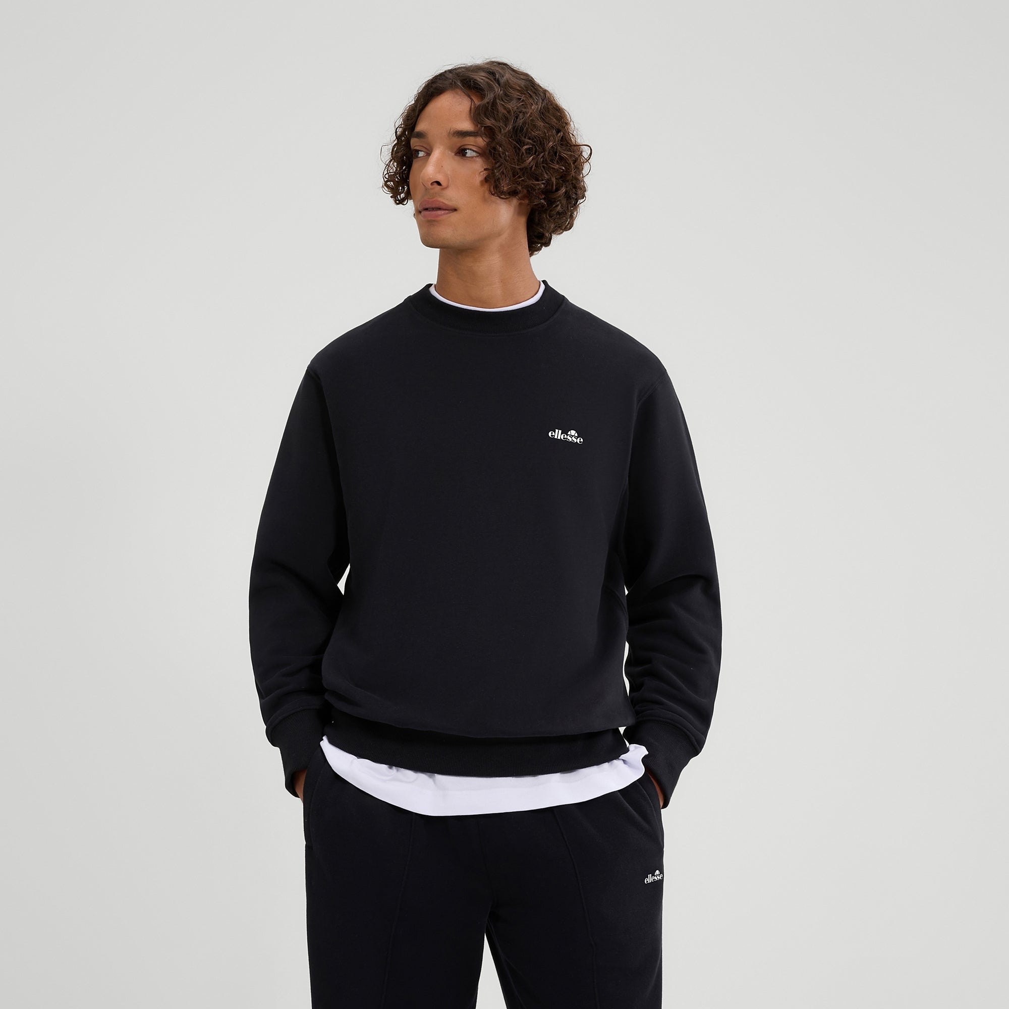 Men's Corcolle Sweatshirt Black | Black | Ellesse – ellesse