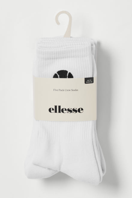 Unisex Alacre Socks White