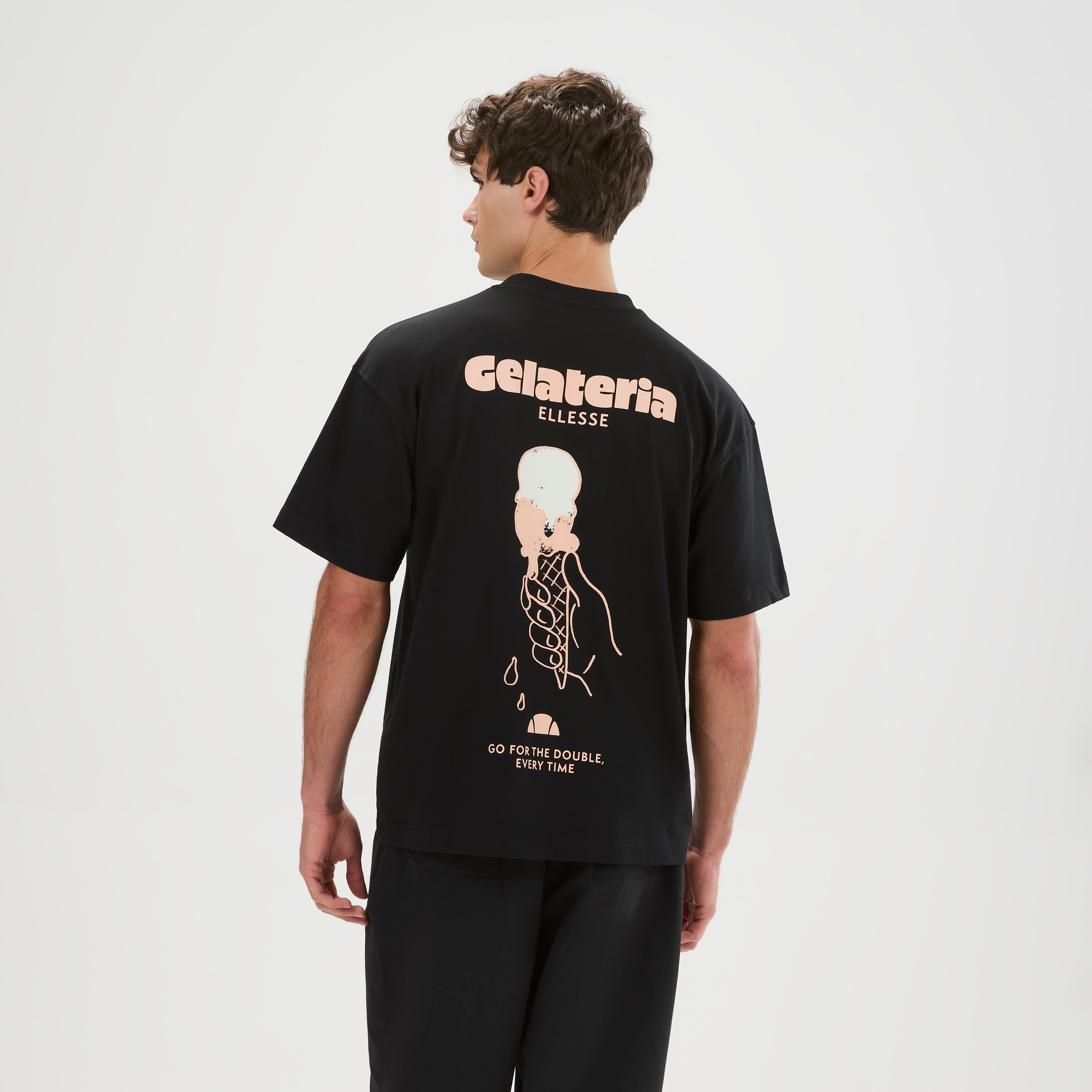 Men's Gelateria Tee Black | Black | Ellesse – ellesse