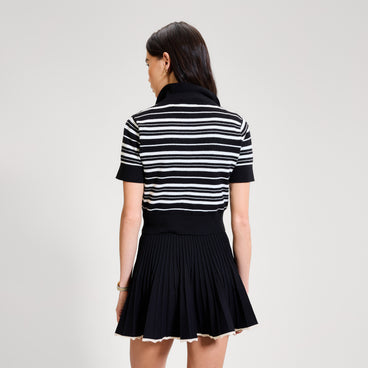 Women's Tennis Polo Black