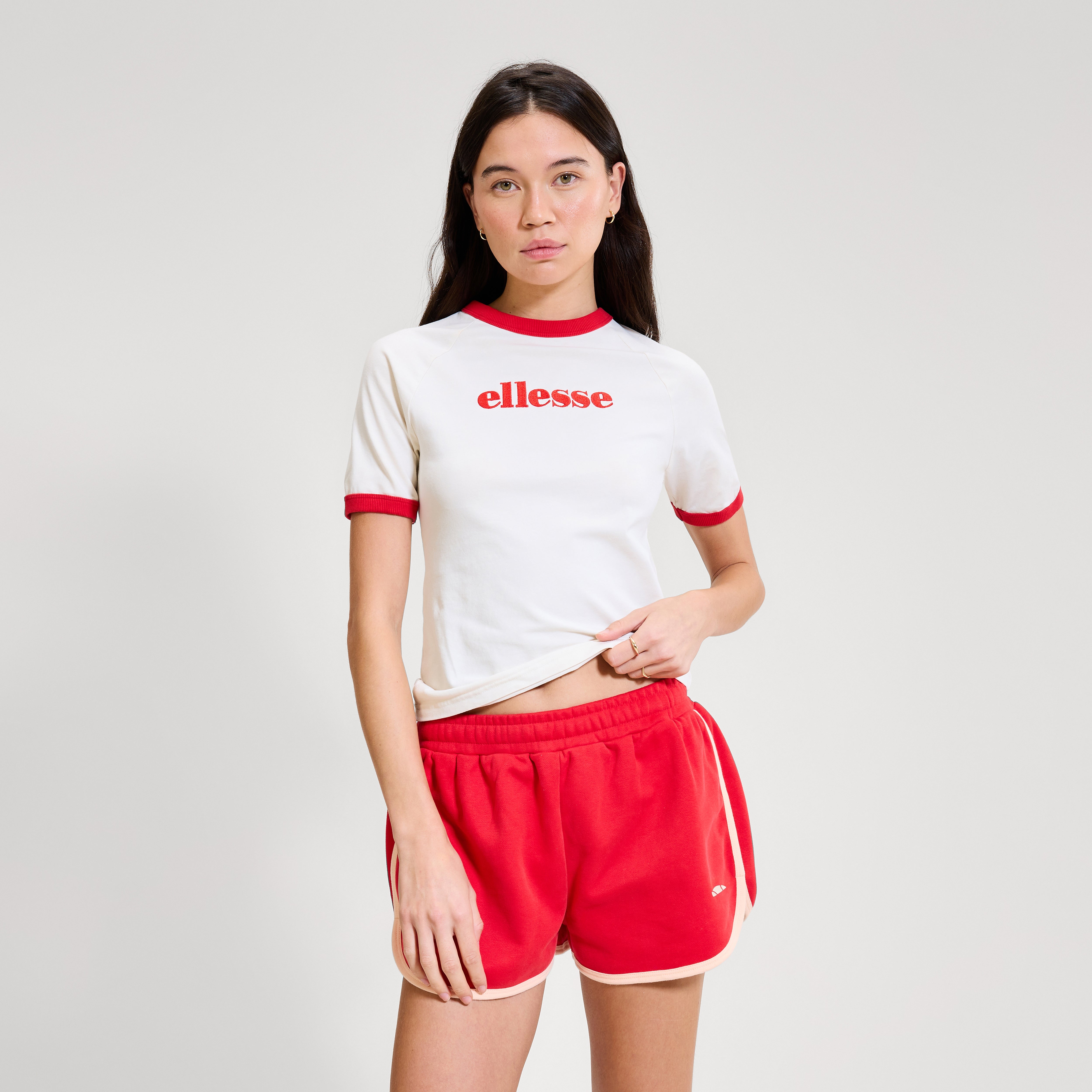Women's Albenga Tee Off White/Red | White | Ellesse – ellesse