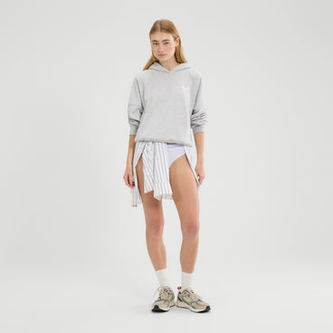 Women's Liscia Hoodie Light Grey Marl