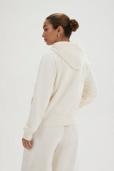 Women's Liscia Hoodie Off White