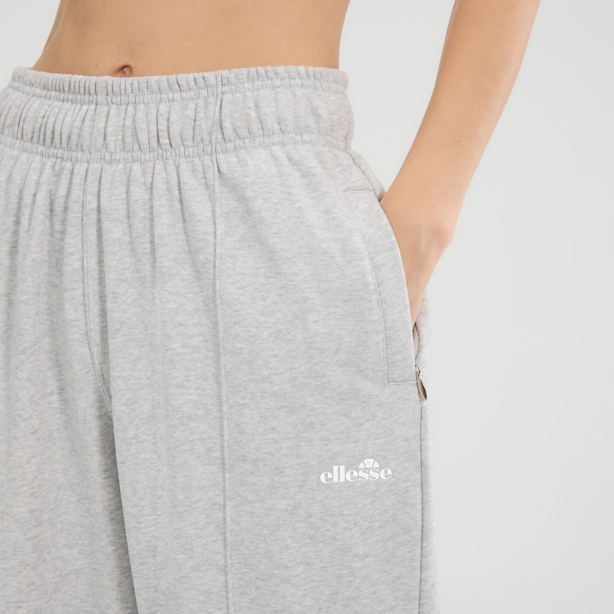 Women's Casoli Wide Leg Jogger Light Grey Marl | Grey | Ellesse