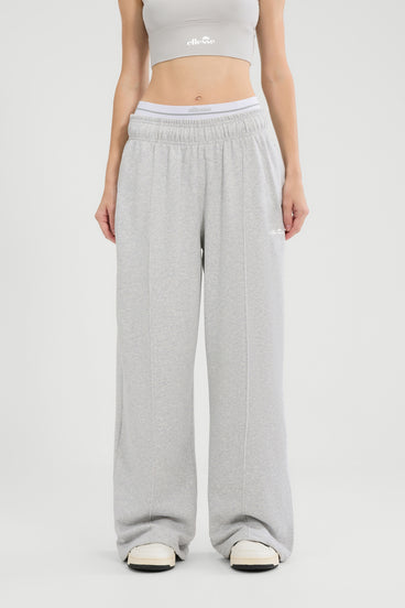 Women's Casoli Wide Leg Jogger Light Grey Marl