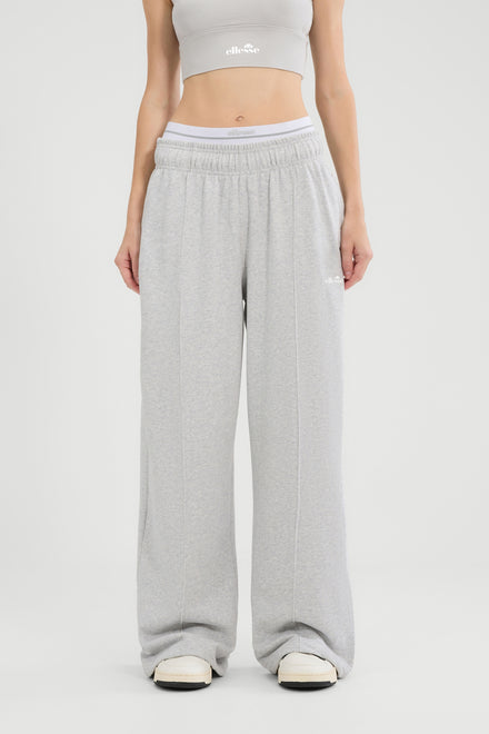 Women's Casoli Wide Leg Jogger Light Grey Marl