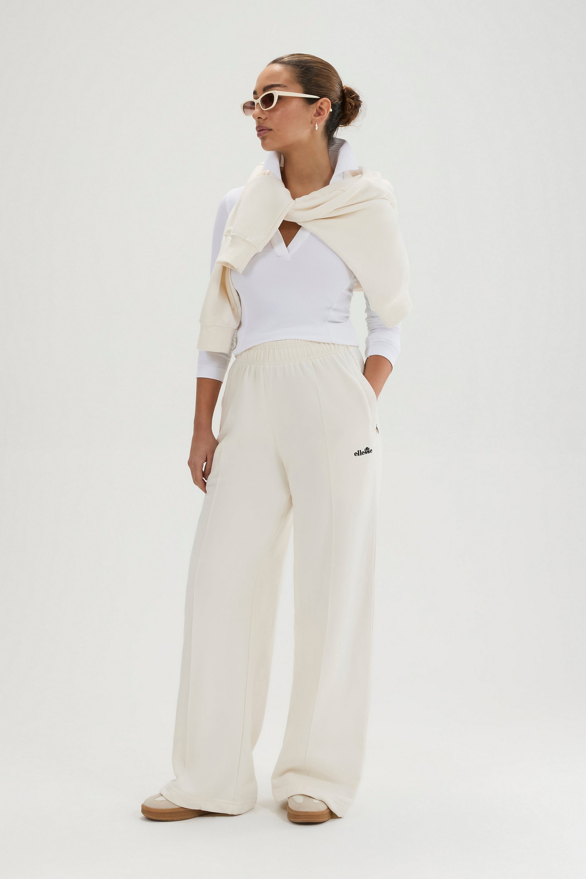 Women's Casoli Wide Leg Jogger Off White | Off White | Ellesse