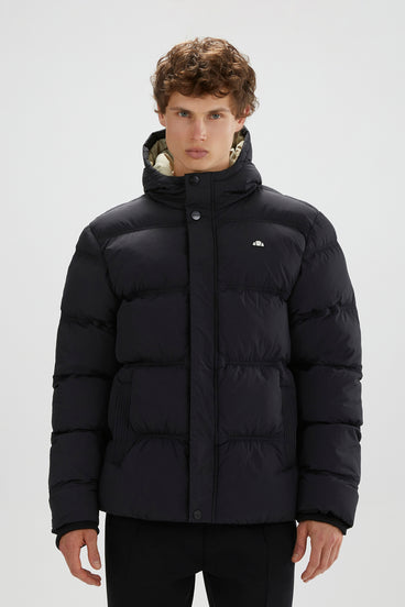 Men's Giuseppe Padded Jacket Mid Length Black
