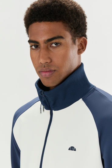 Men's Caldona Track Top Ecru/Navy