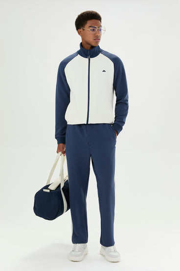Men's Caldona Track Top Ecru/Navy