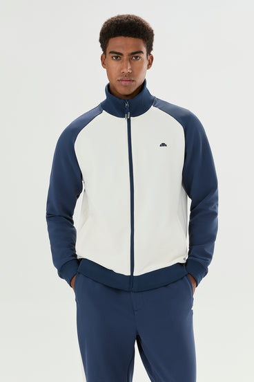 Men's Caldona Track Top Ecru/Navy