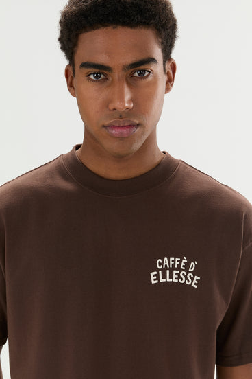 Men's Caffe Tee Dark Brown