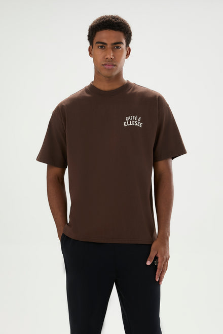 Men's Caffe Tee Dark Brown