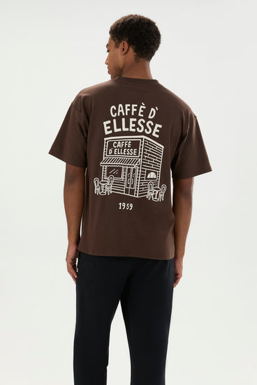 Men's Caffe Tee Dark Brown