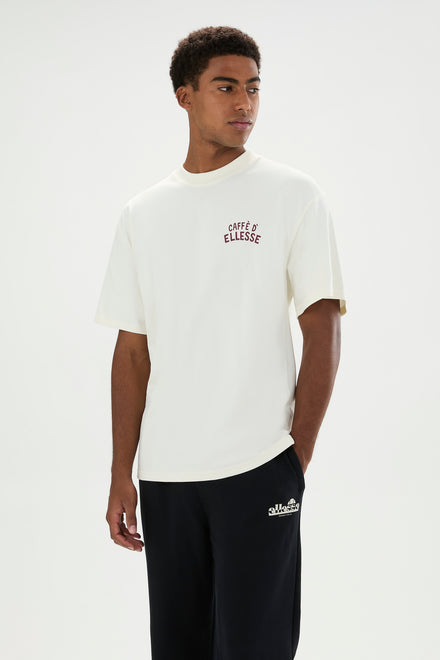 Men's Caffe Tee Ecru