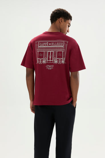 Men's Deca Tee Crimson