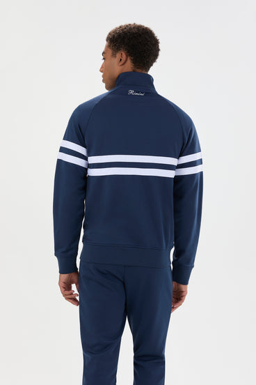 Men's Rimini Track Jacket Navy/White