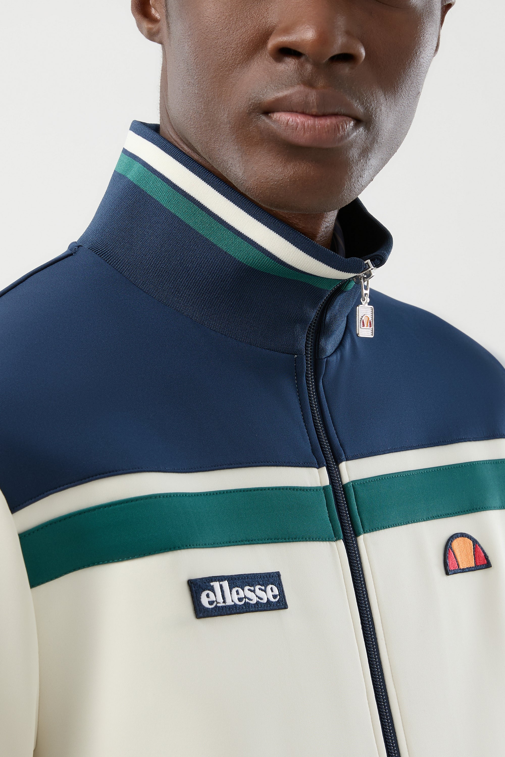 Men's Vignola Track Jacket Ecru/Navy | | Ellesse – ellesse