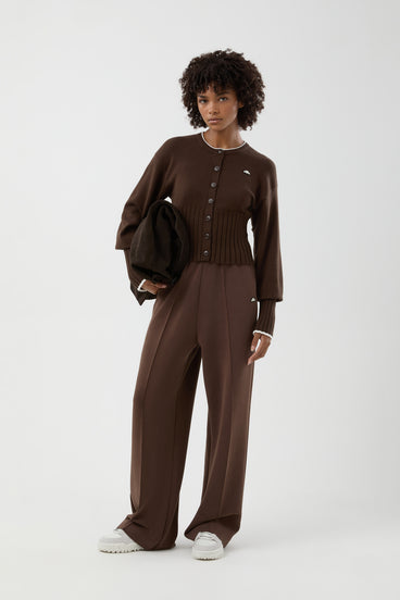 Women's Amazza Cardigan Dark Brown