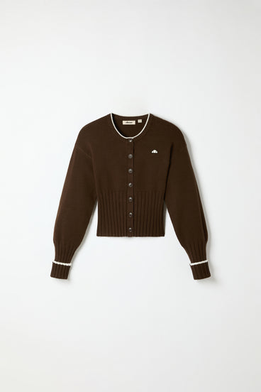 Women's Amazza Cardigan Dark Brown