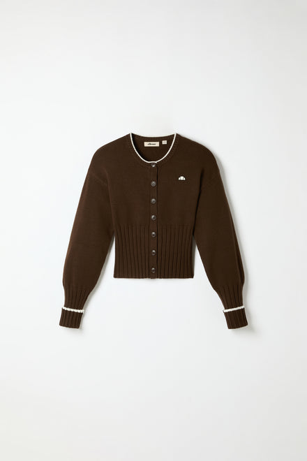 Women's Amazza Cardigan Dark Brown