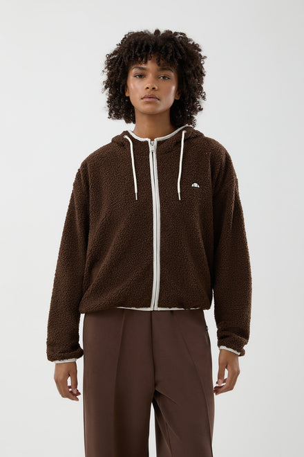 Women's Nell'Oro Hoodie Dark Brown