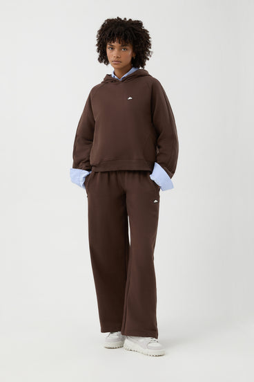 Women's Hilanto Hoodie Dark Brown