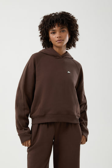 Women's Hilanto Hoodie Dark Brown