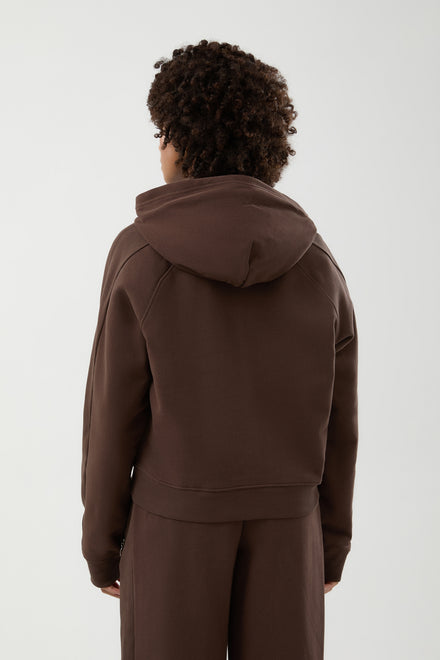 Women's Hilanto Hoodie Dark Brown