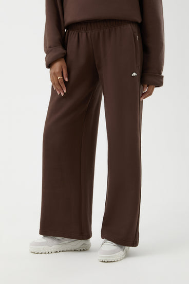 Women's Hilanto Wide Leg Jogger Dark Brown