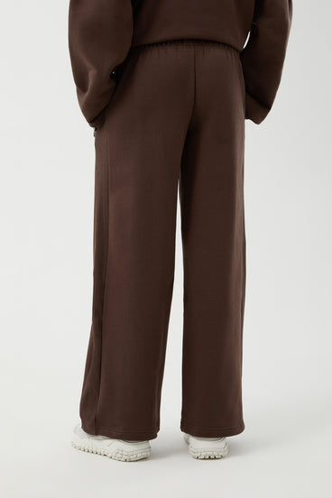 Women's Hilanto Wide Leg Jogger Dark Brown