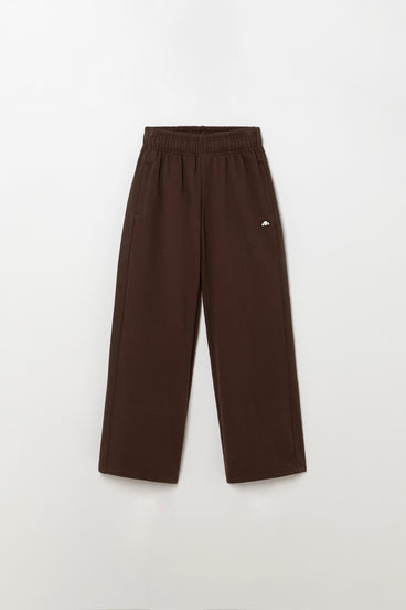 Women's Hilanto Wide Leg Jogger Dark Brown