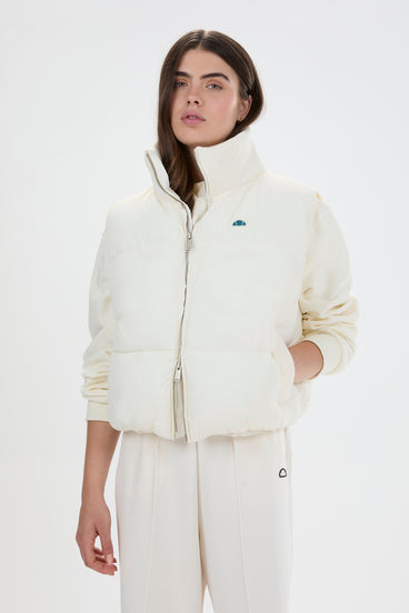 Women's Chiudere Gilet Ecru