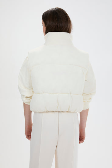 Women's Chiudere Gilet Ecru