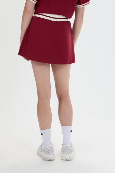 Women's Bromont Skort Crimson/Ecru