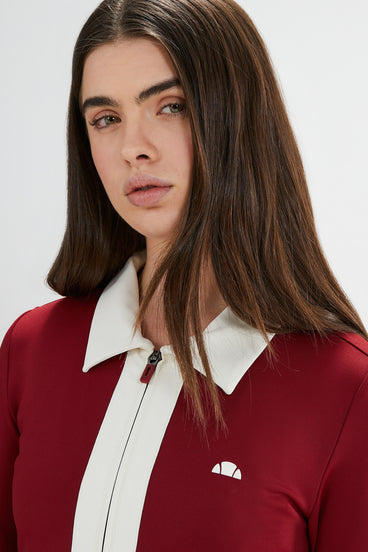Women's Clarenza Track Top Crimson