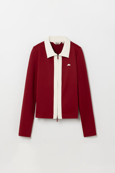 Women's Clarenza Track Top Crimson