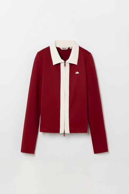 Women's Clarenza Track Top Crimson
