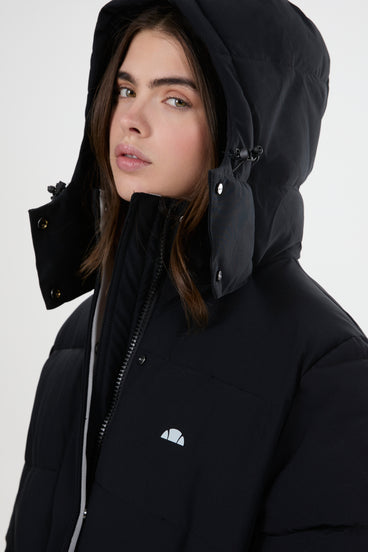 Women's Solarra Longline Puffer Black