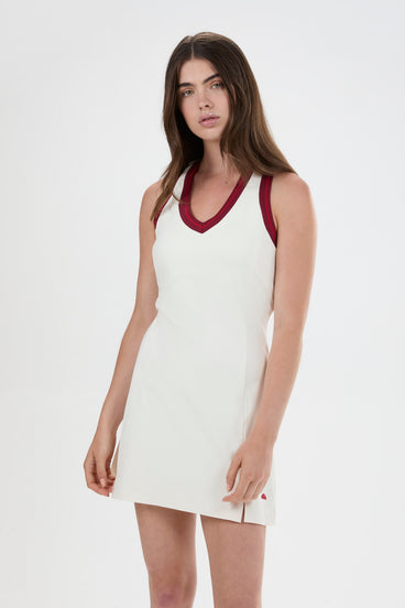 Women's Paro Tennis Dress Ecru