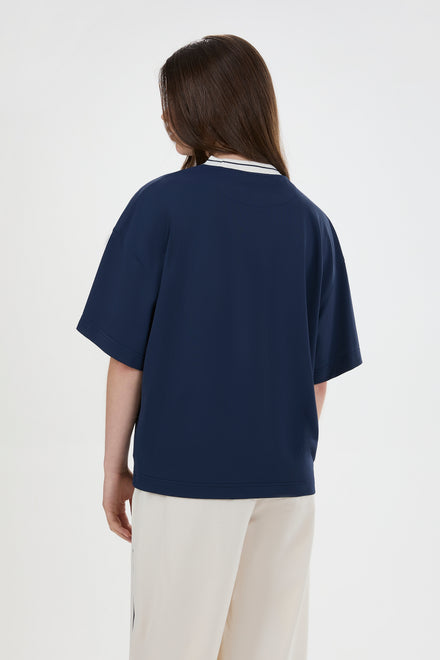 Women's Paralia Tee Navy